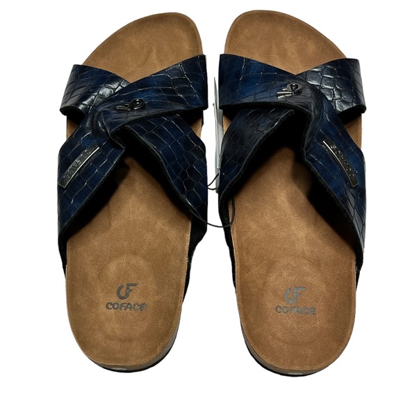 Coface Men's Slider Sandals Size (EU 42) (US‎ 8.5) Tags Attached - Picture 3 of 9